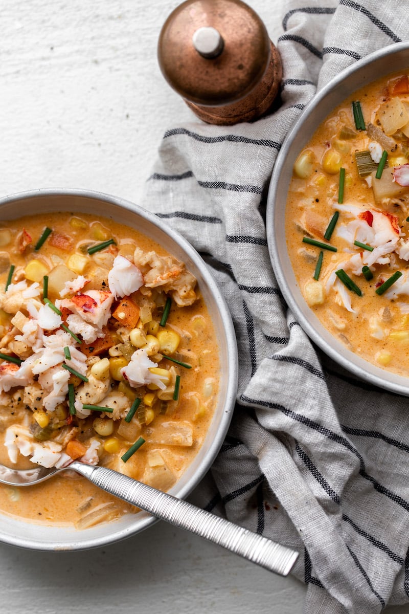 Maine Lobster and Corn Chowder